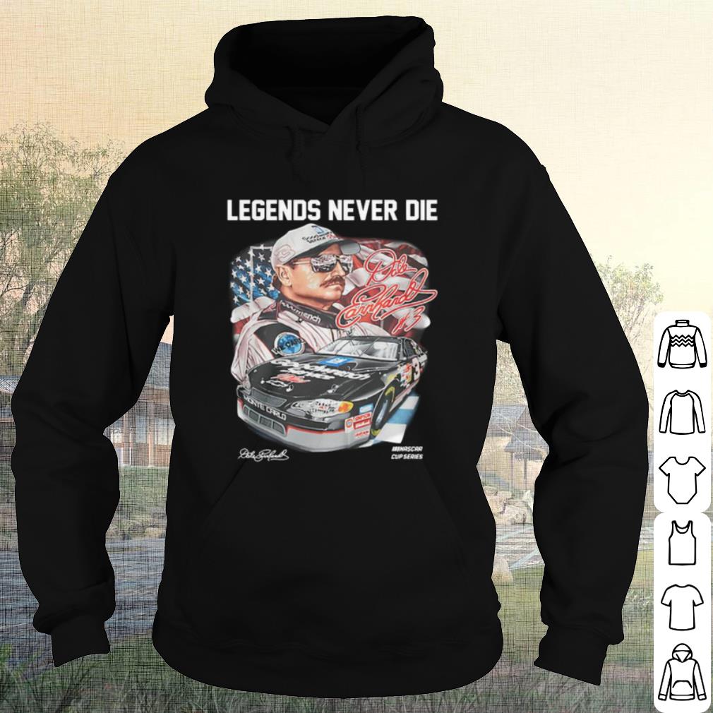 Original Legend Never Die Dale Earnhardt Signature shirt