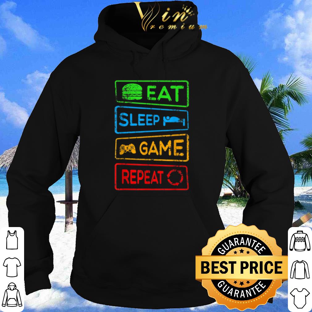 Eat Sleep Game Repeat Call Of Duty shirt