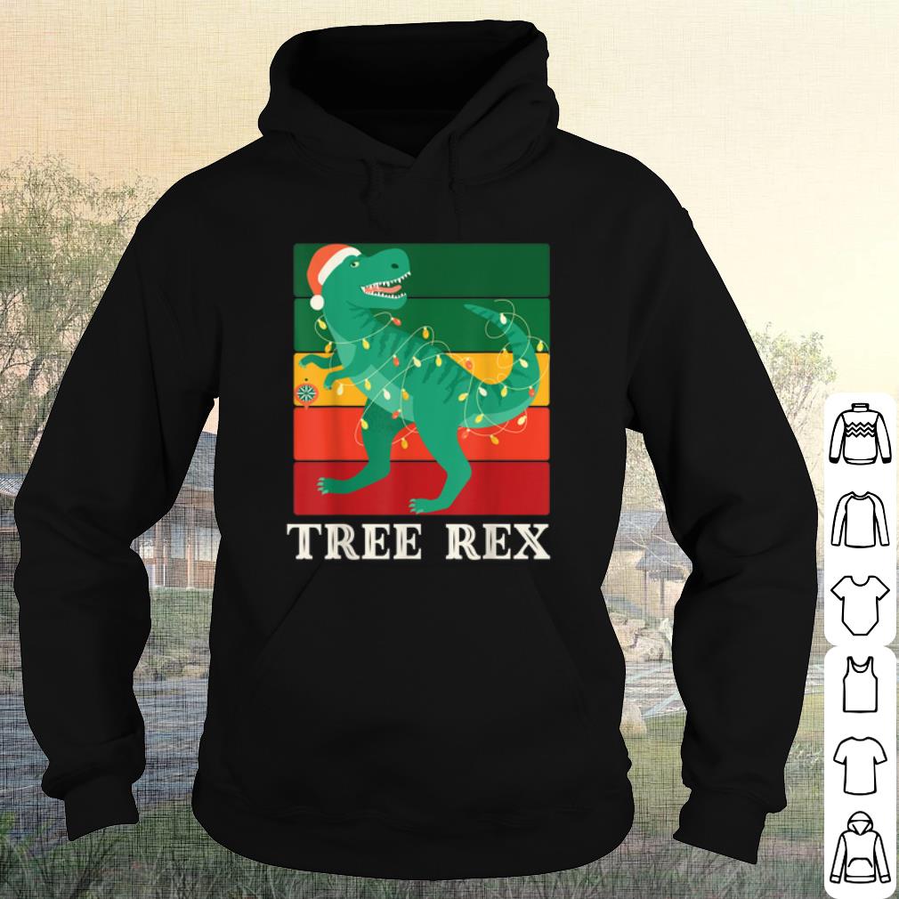 Top Dinosaur Pajama Tree Rex Christmas shirt