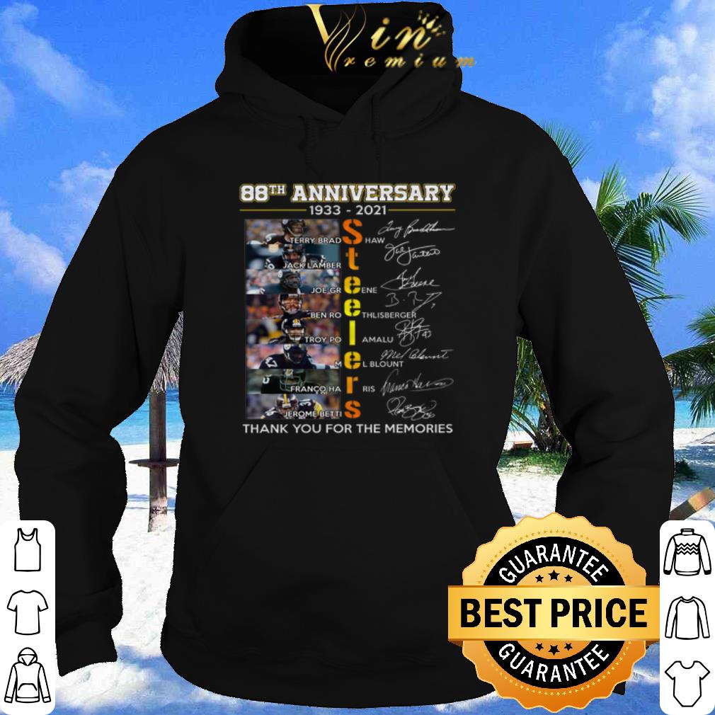 88Th Anniversary 1933 2021 Pittsburgh Steelers Signature Member shirt