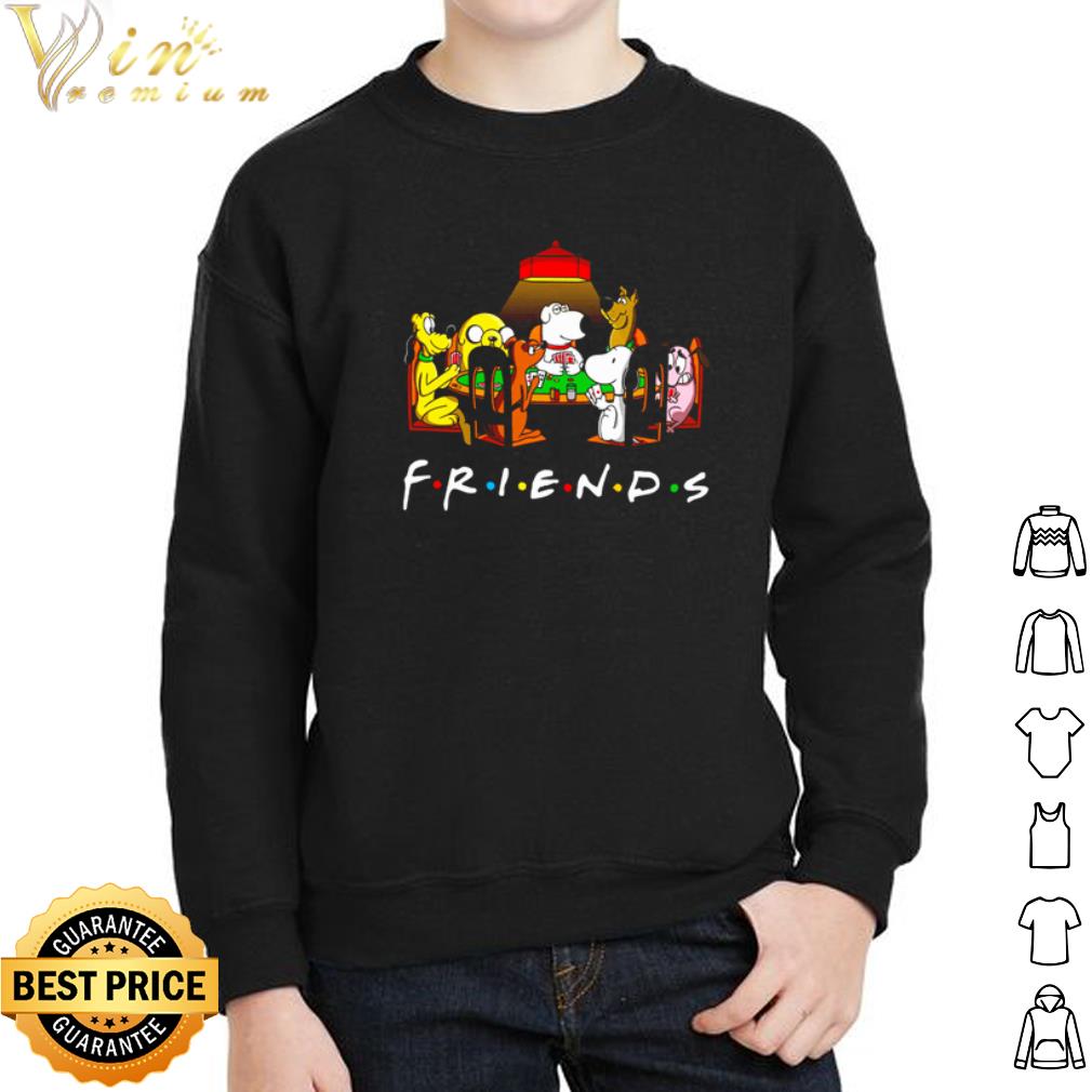 Cool Friends Cartoon Dogs Playing Poker 