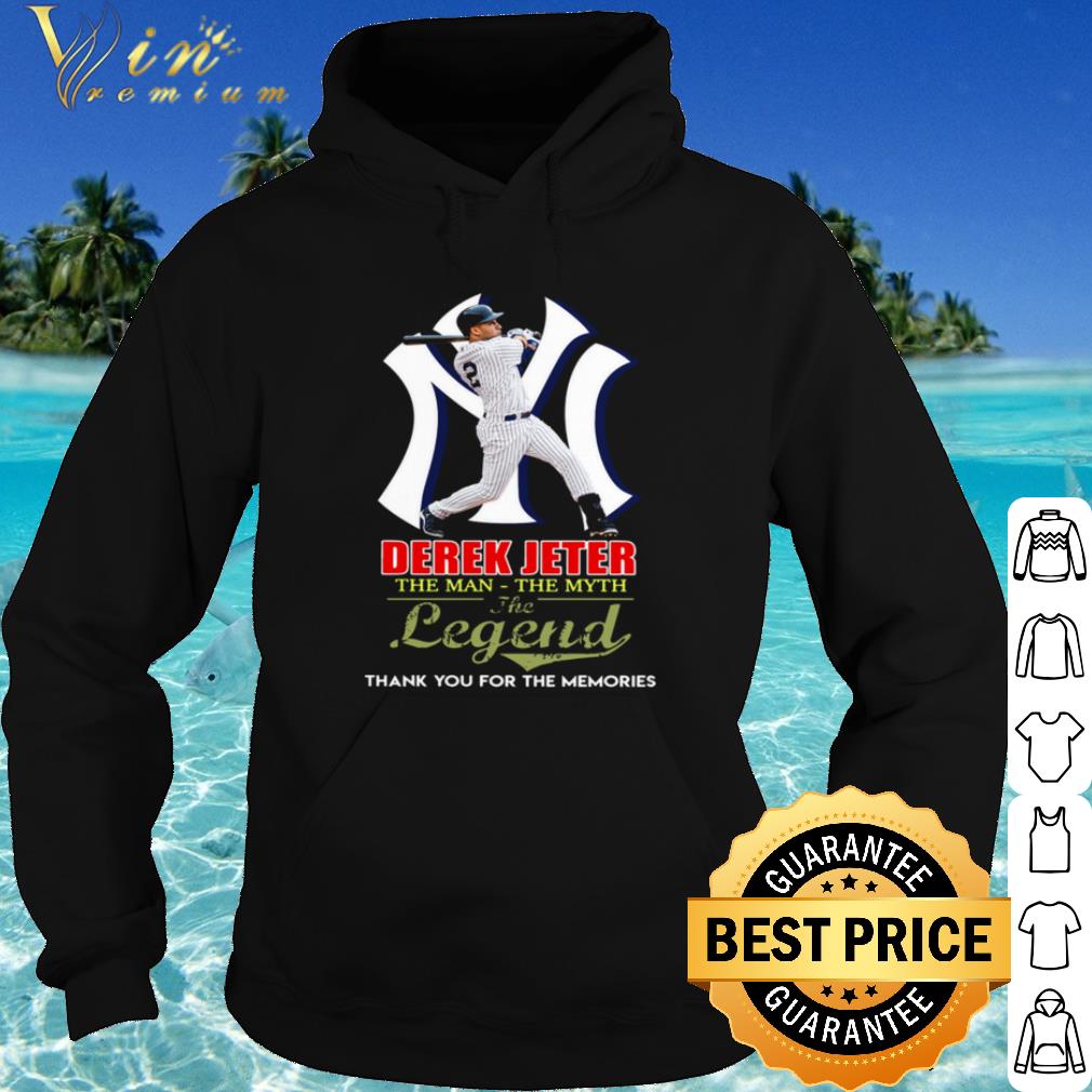 Cool Derek Jeter The Man The Myth Legend Thank You For The Memories shirt