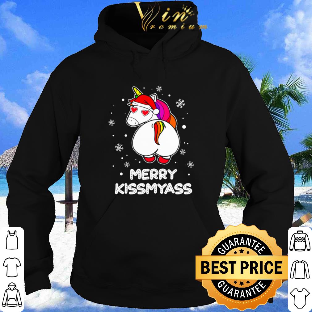 Santan Unicorn LGBT merry kissmyass shirt