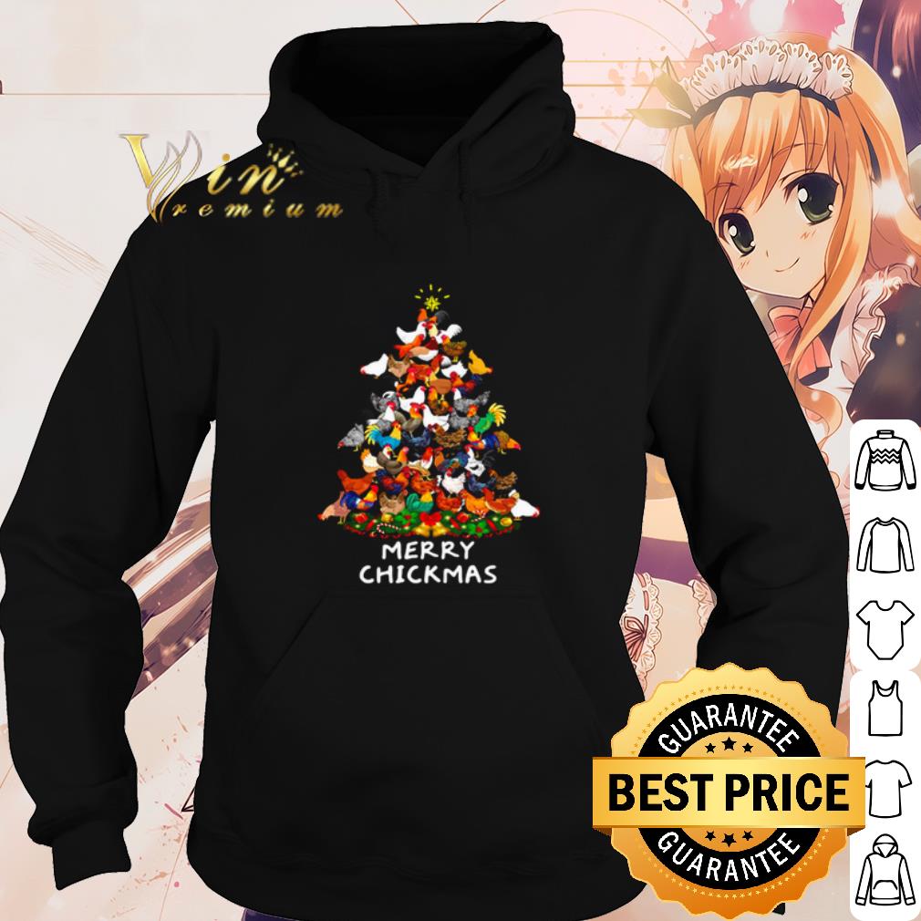 Top Chicken Tree Christmas merry Chickmas shirt