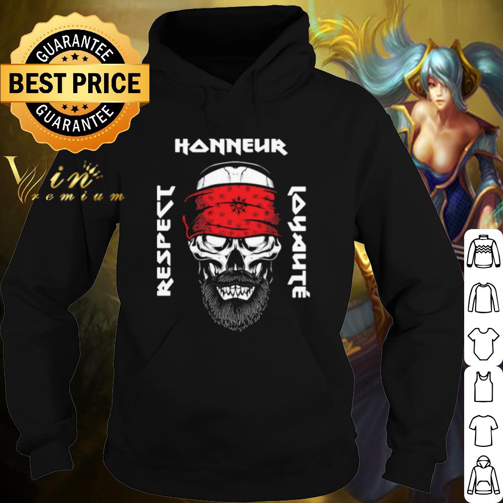 Top Honneur Respect Loyaute Skull shirt