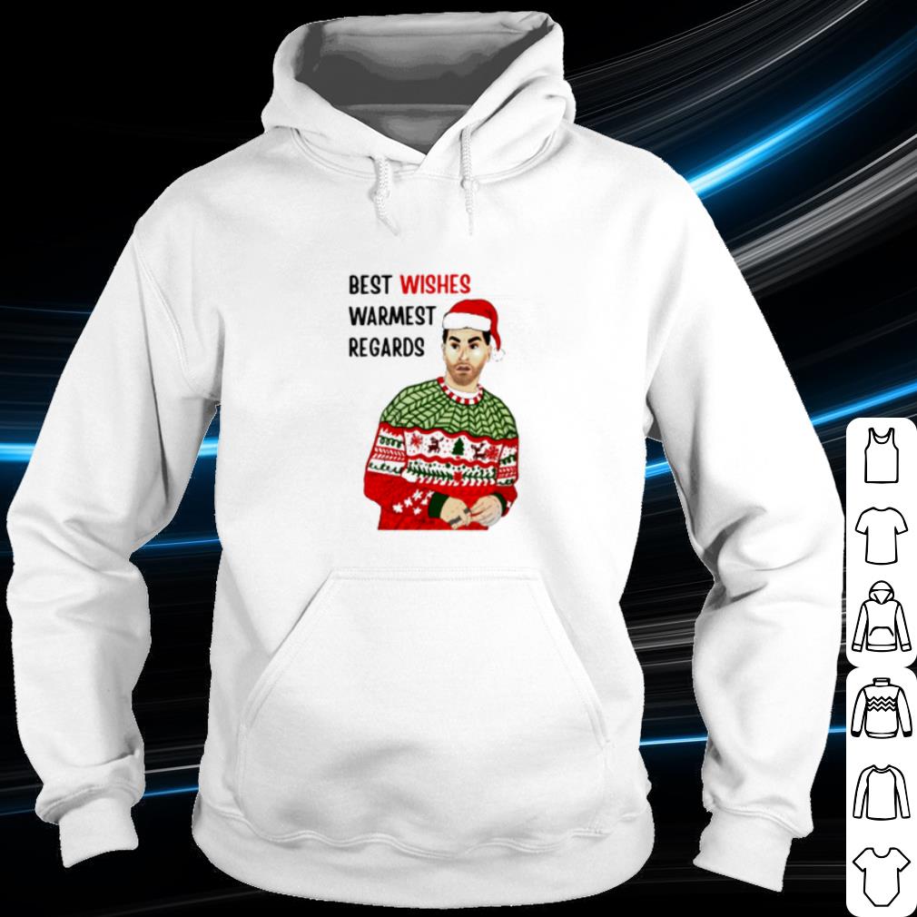 Pretty David Rose best wishes warmest regards Christmas gift shirt