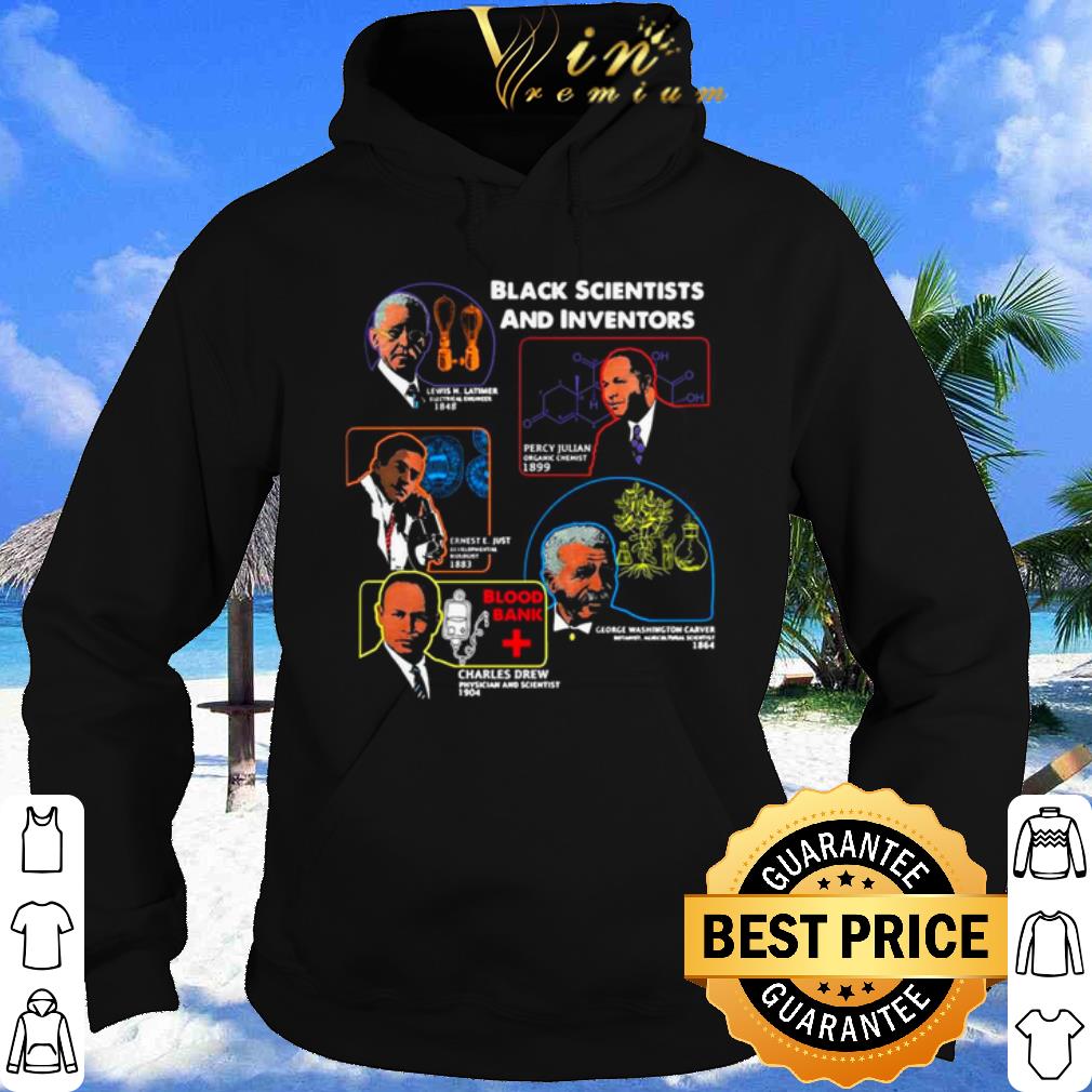 Black Scientists And Inventors Lewis H Latimer 1848 Percy Julian 1899 shirt