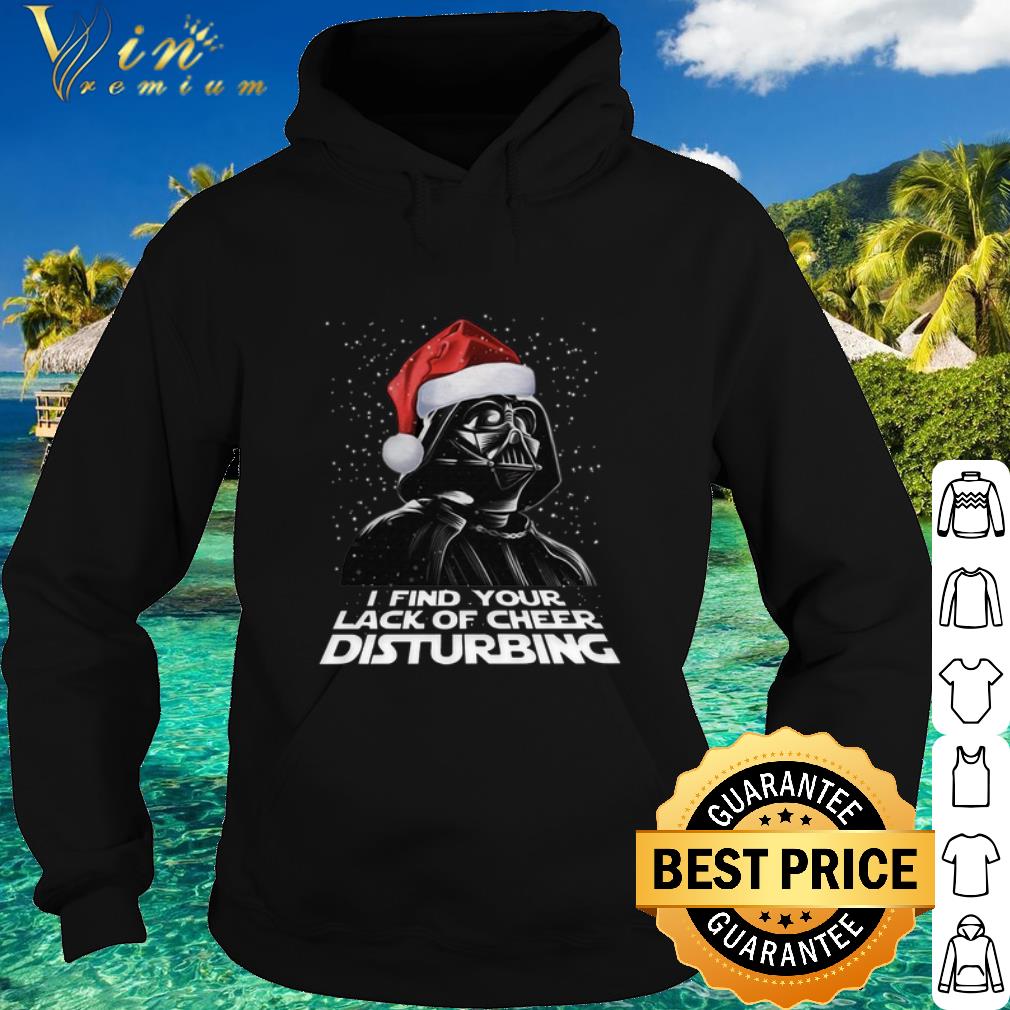 Pretty Santa Darth Vader I Find Your Lack Of Cheer Disturbing shirt