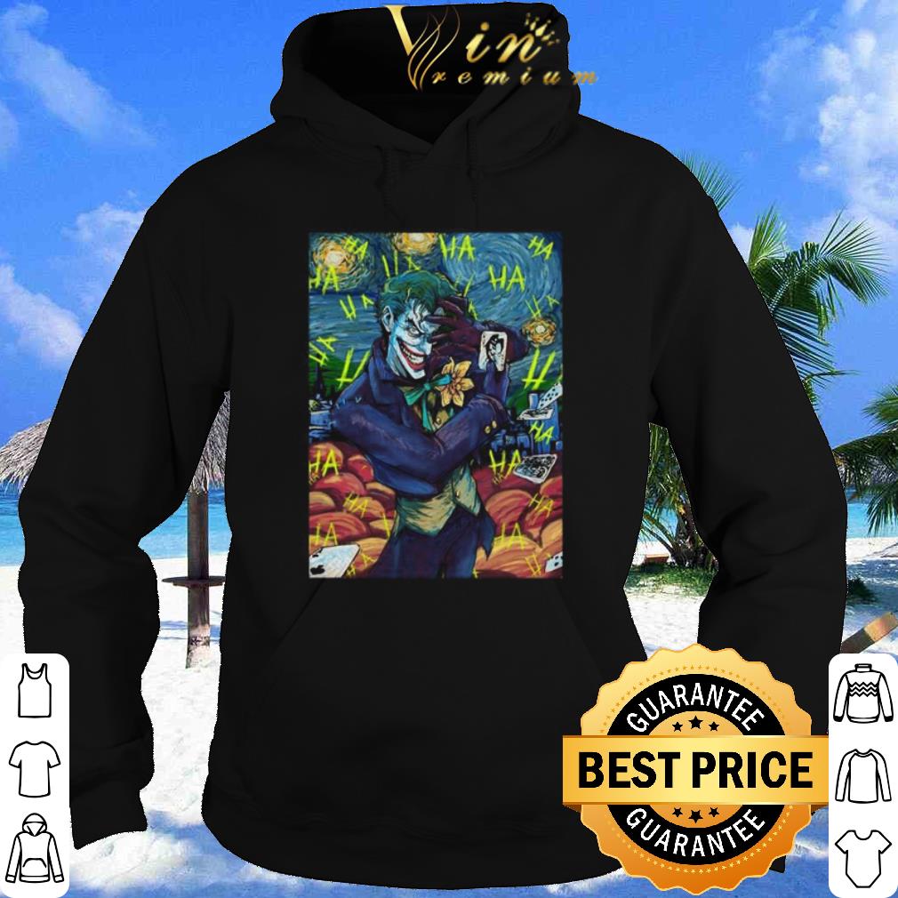 The Joker Starry Night Style Portrait shirt