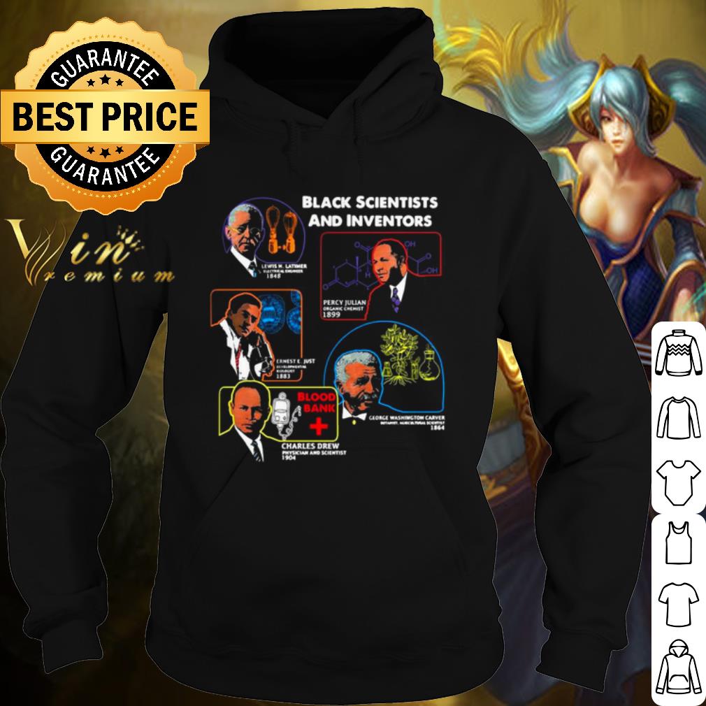 Top Black Scientists And Inventors Lewis H Latimer 1848 Percy Julian 1899 shirt