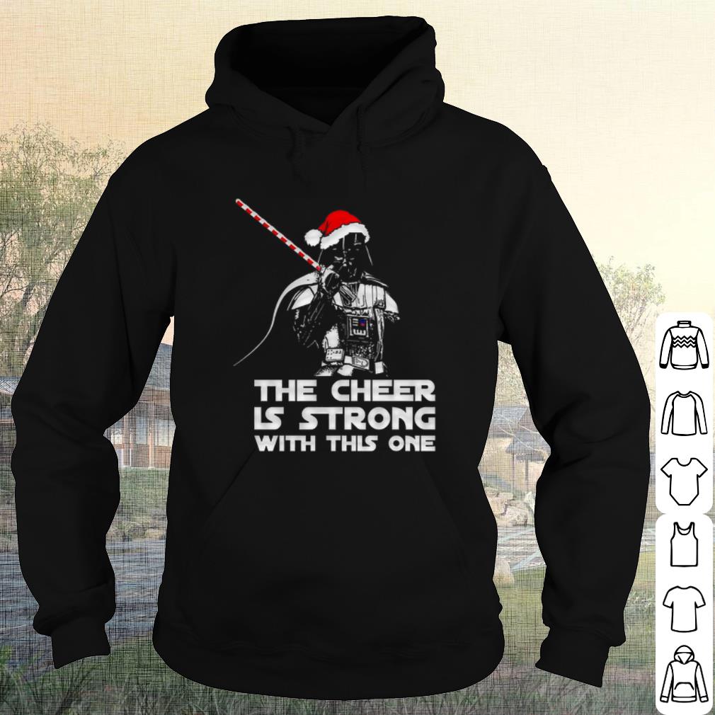 Top Santa Darth Vader The cheer is strong with this one shirt