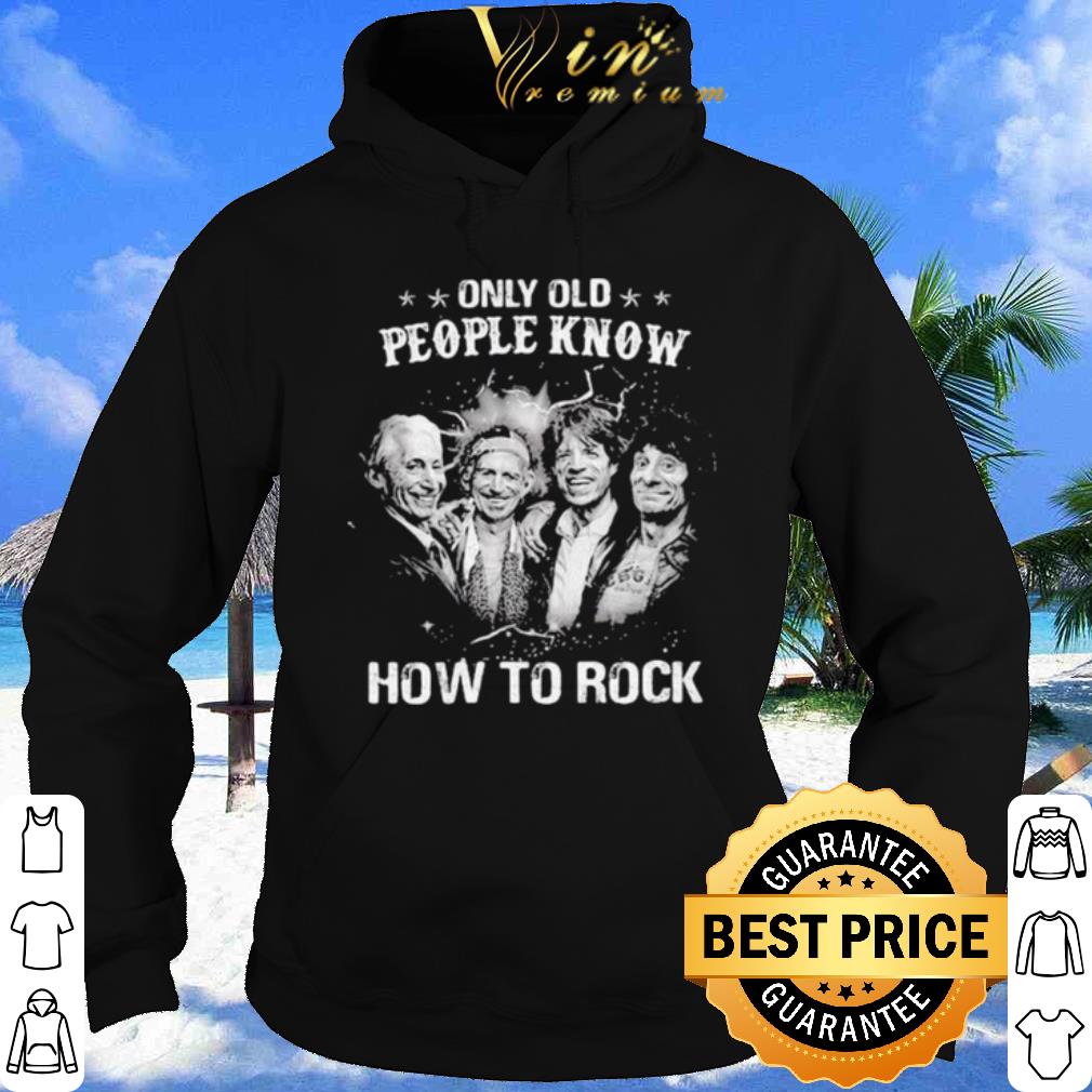 Only Old People Know How To Rock Band Music shirt