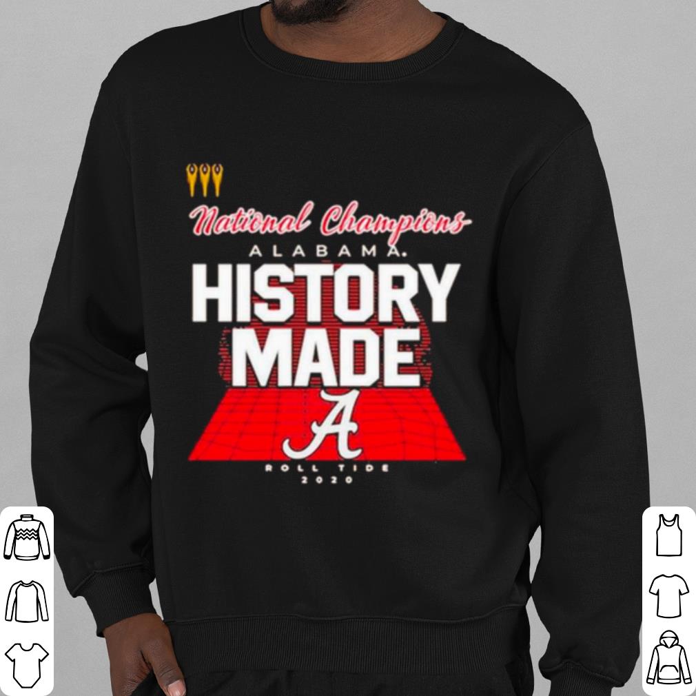 Original History Made Alabama 2021 National Championship shirt