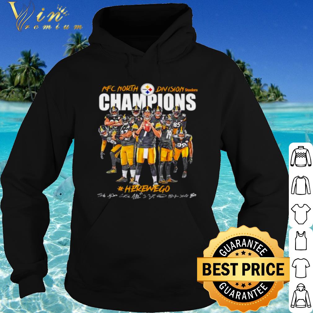 Original Pittsburgh Steelers 2020 Afc North Division Champions Here We Go shirt