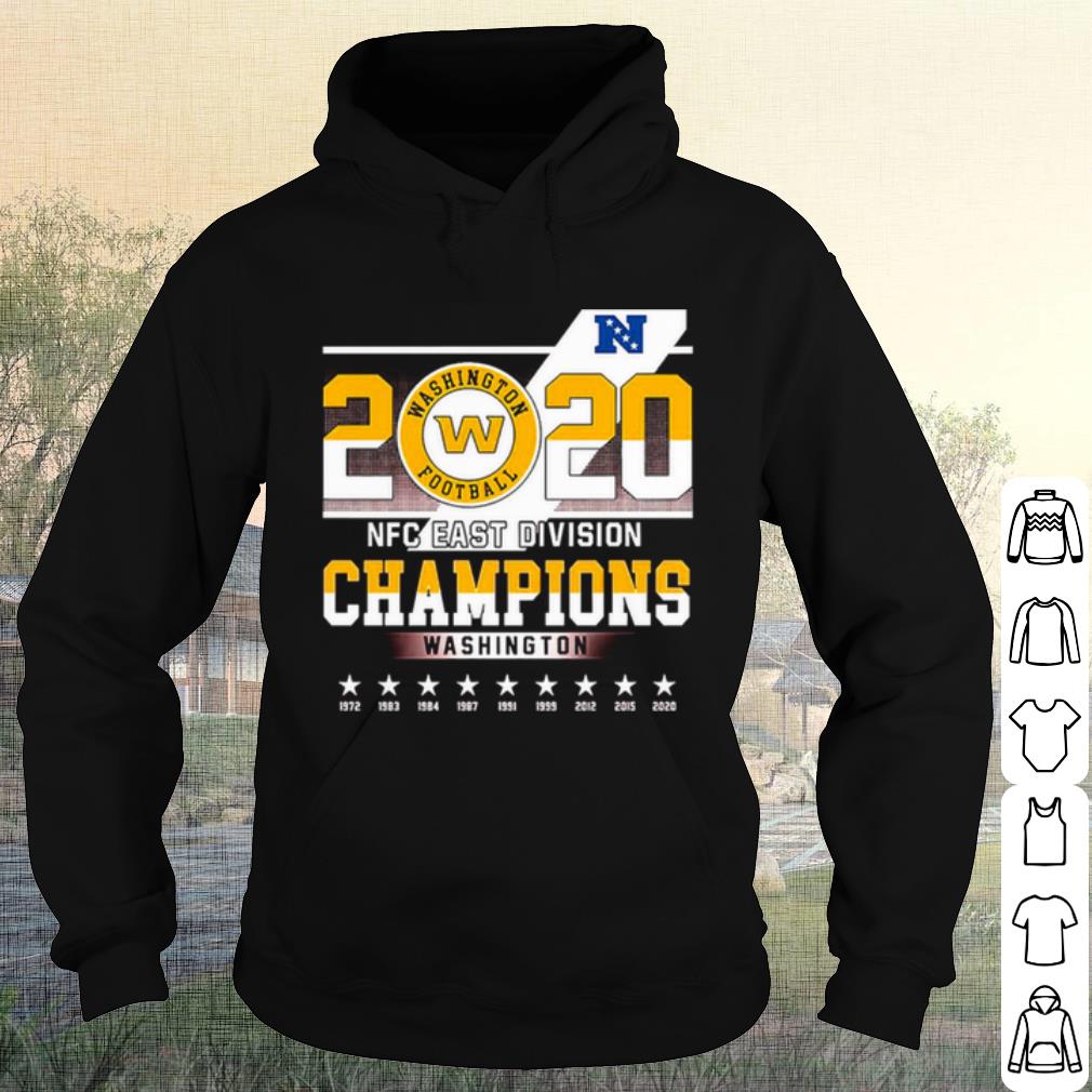 Pretty 2020 Washington Football Nfc East Division Champions Washington shirt