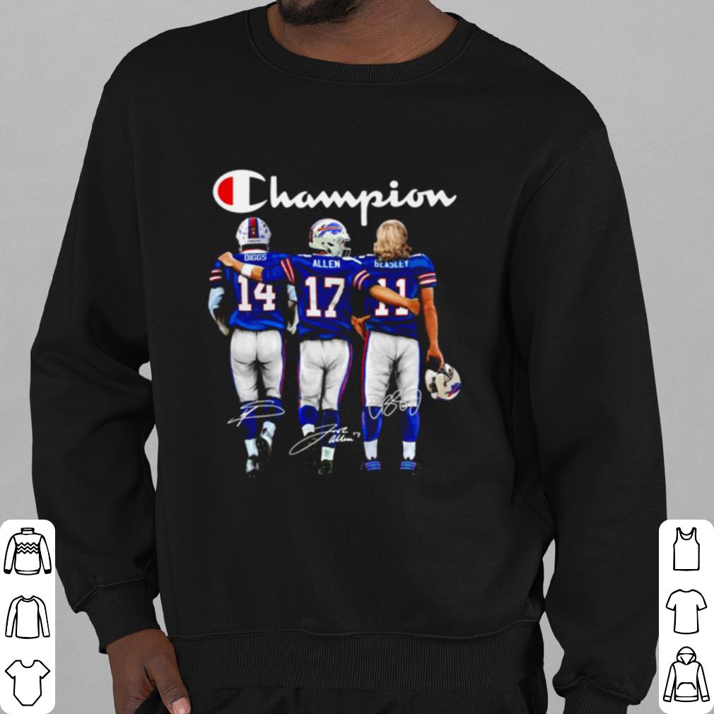 Original Buffalo Bills Champion Diggs Allen Beasley Signature shirt