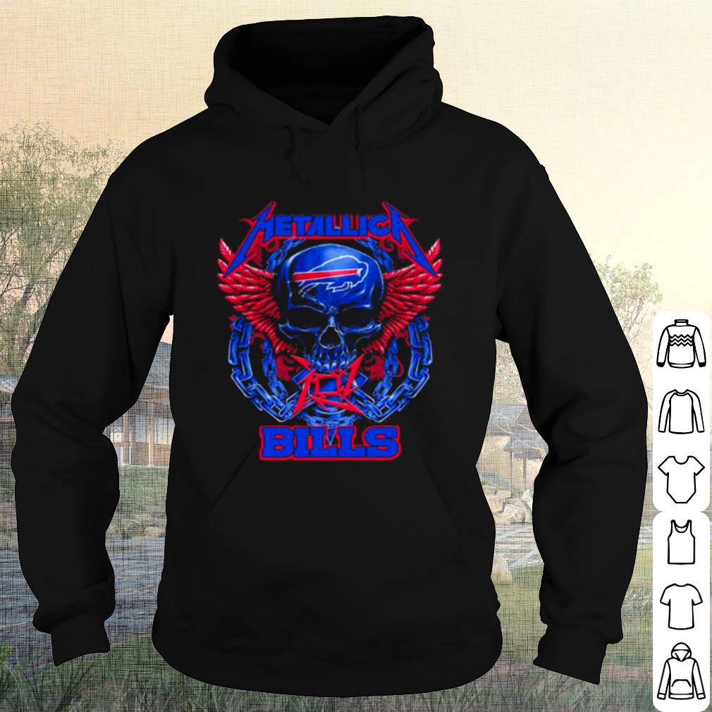 Top Buffalo Bills Skull Metallic shirt
