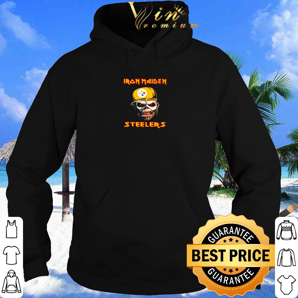 Iron Maiden Wear Hat Logo Steelers Football shirt
