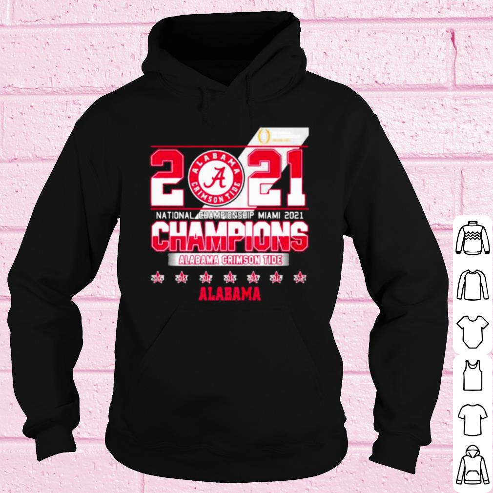 Cool 2021 National Championship Miami Alabama Crimson Tide shirt