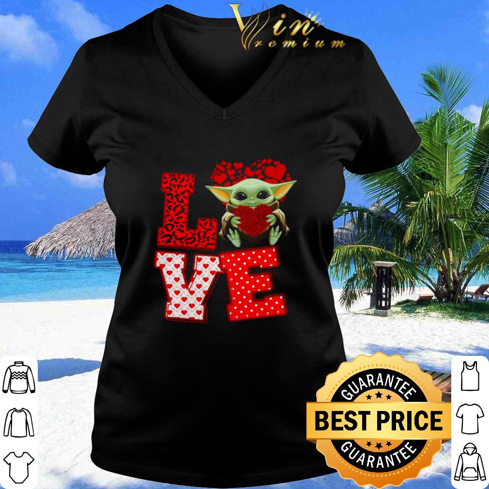 Love Baby Yoda Hug Rose Flower Happy Valentines Day 2021 shirt Love Baby Yoda Hug Rose Flower Happy Valentines Day 2021 shirt 3