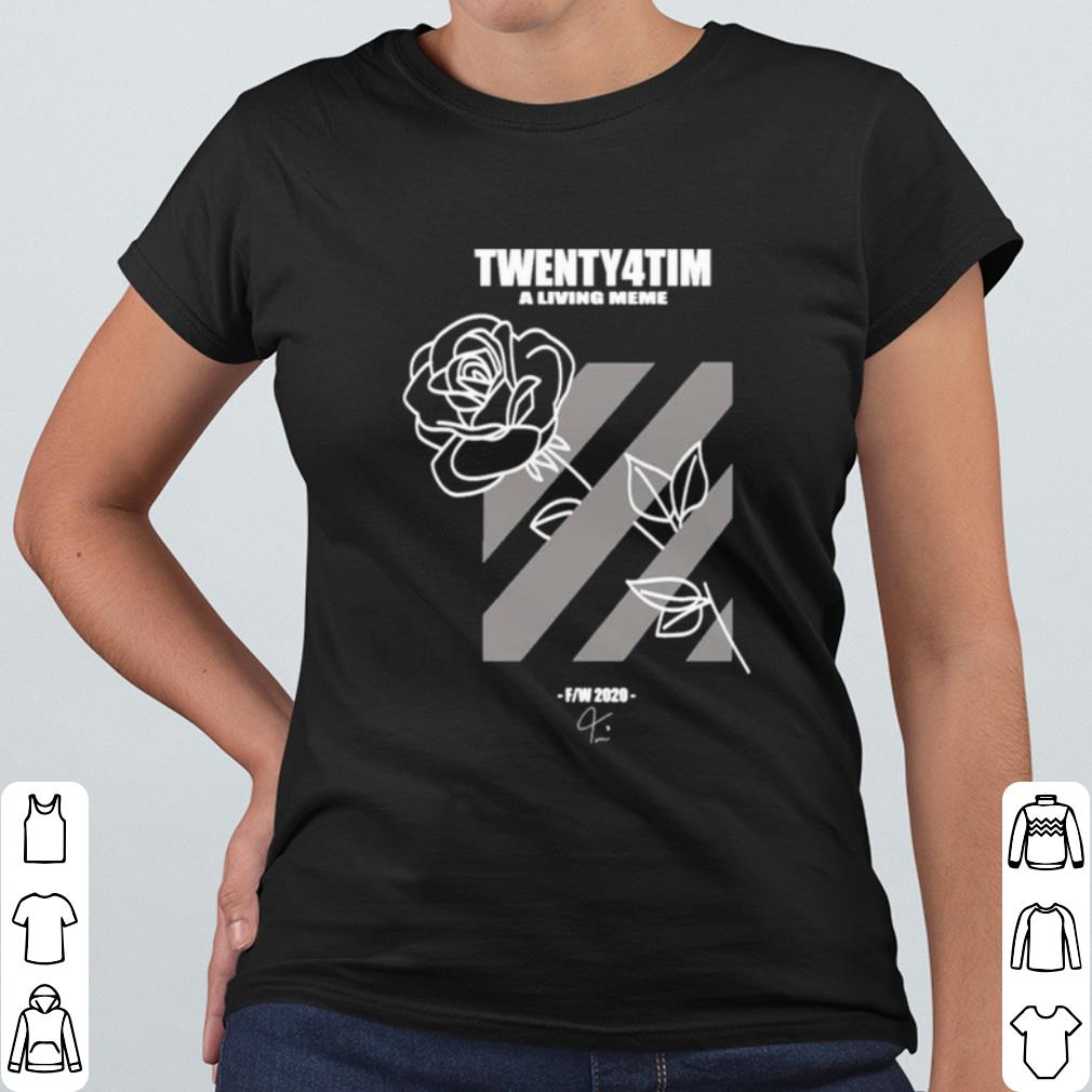 Cool Twenty4tim shop merch rose shirt