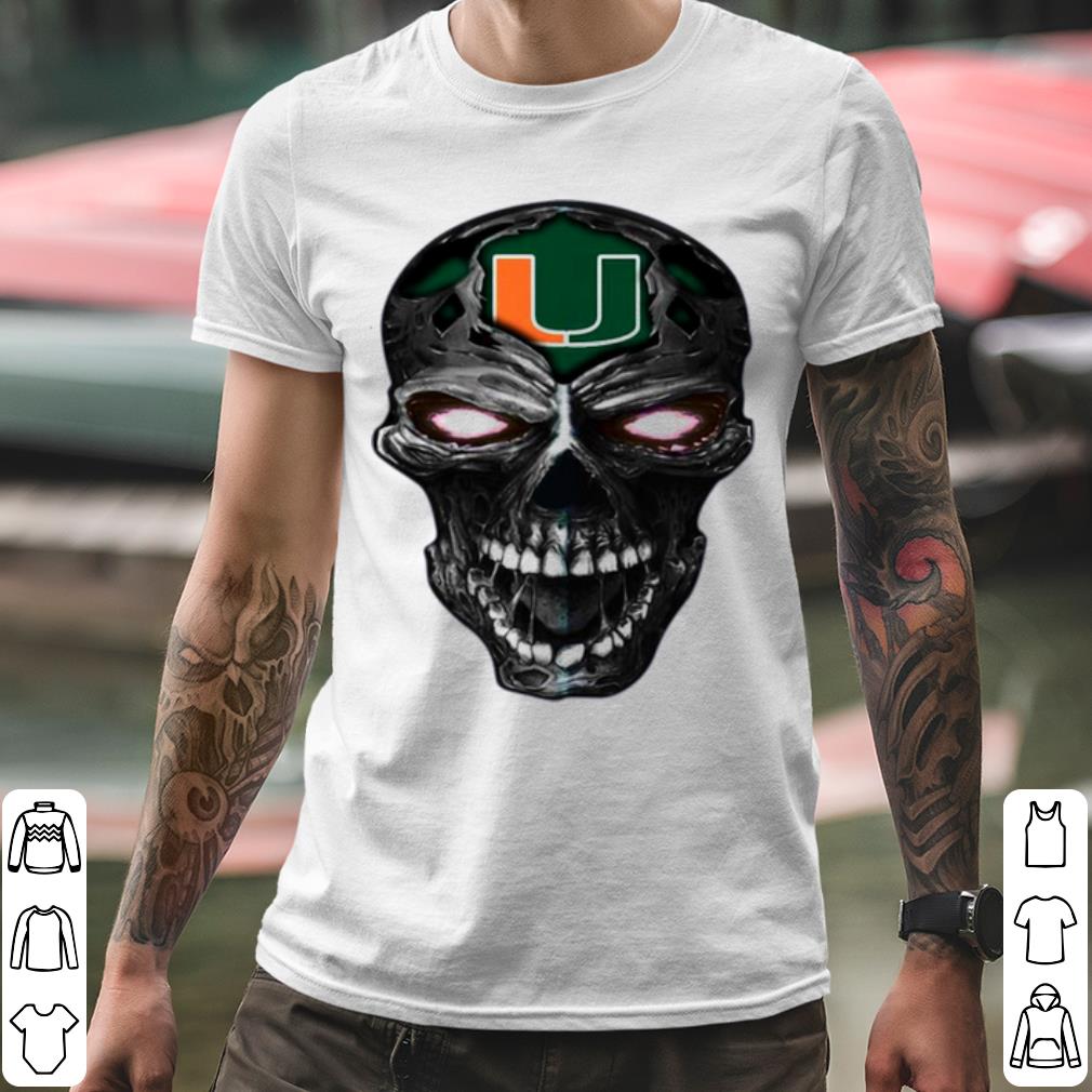 Pretty Skull Miami Hurricanes Football shirt