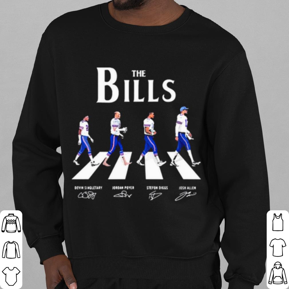 Original The Bills Abbey Road Signatures shirt