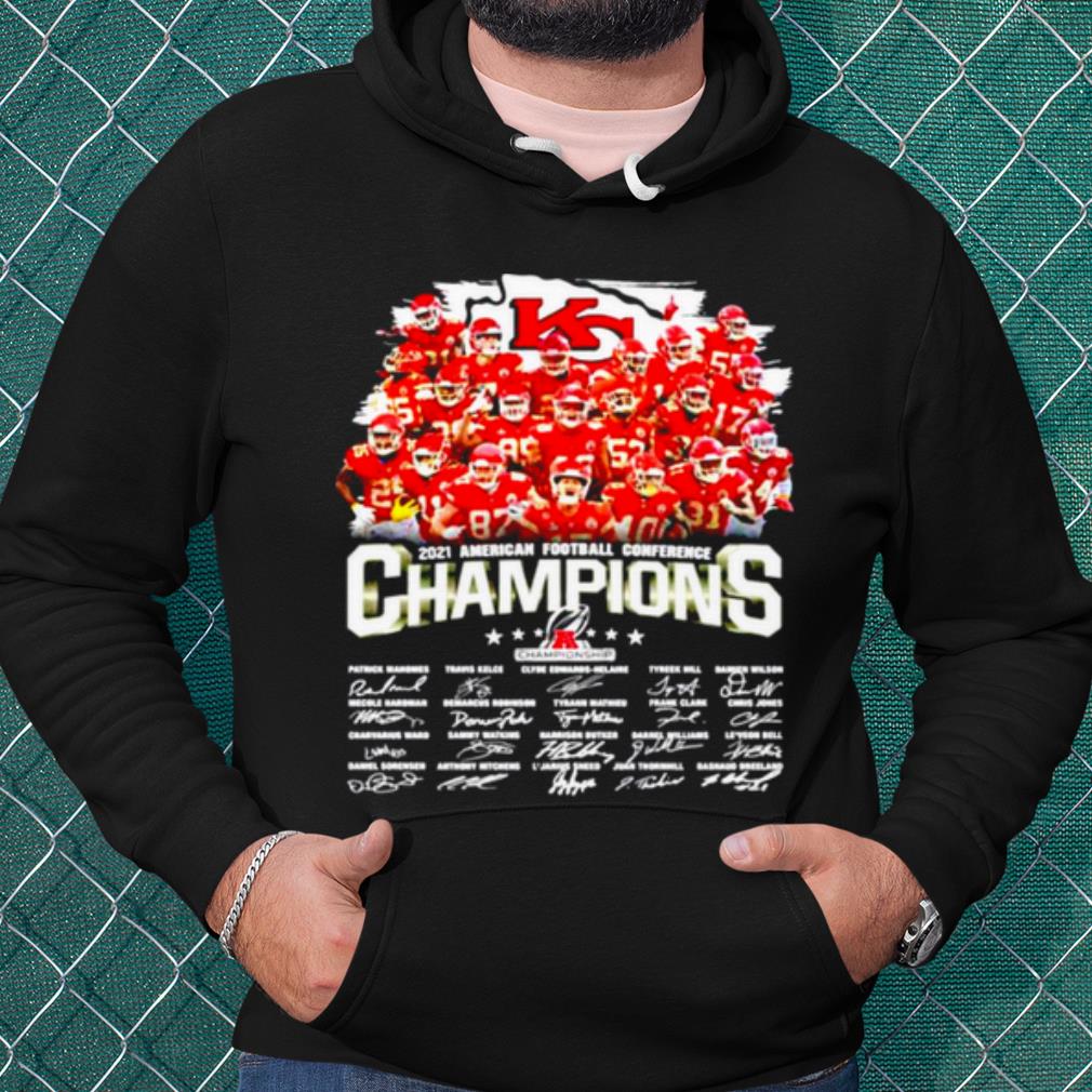 Cool Kansas City Chiefs 2021 American Football Conference Champions shirt