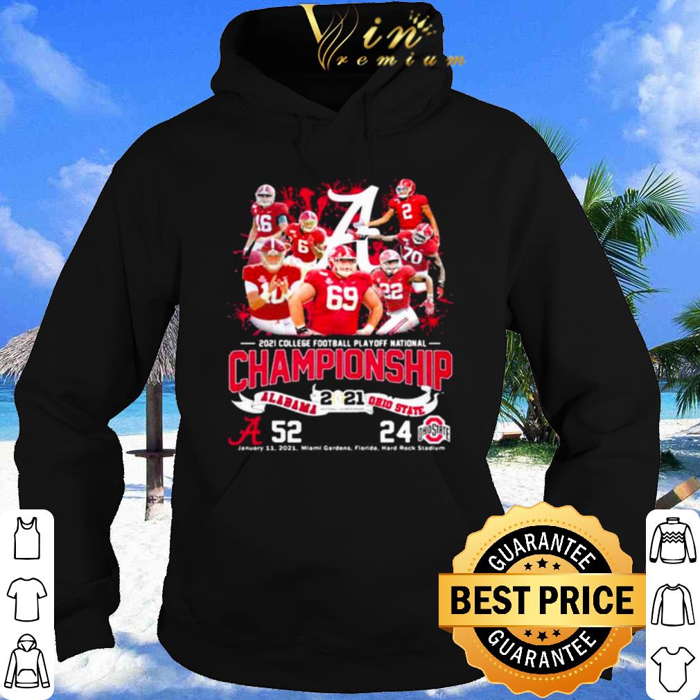 College Football Playoff National Championship Alabama Win Ohio State shirt