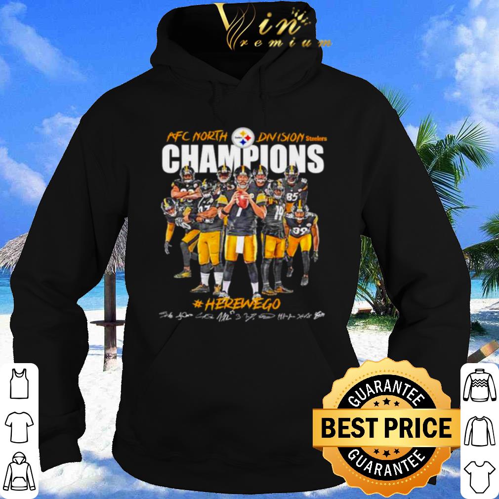Pittsburgh Steelers 2020 Afc North Division Champions Here We Go shirt