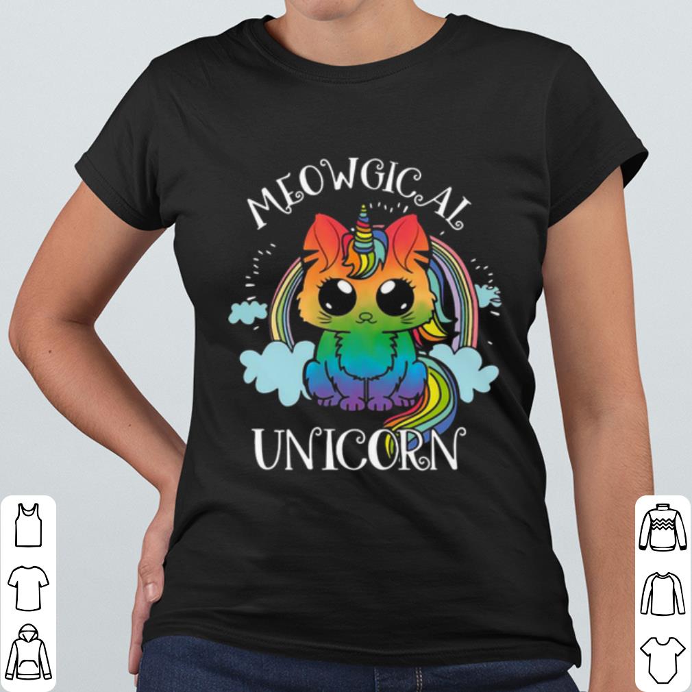Cool Meowgical Unicorn Funny shirt