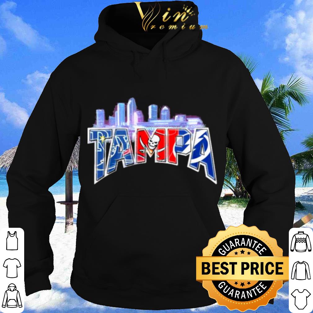 Tampa sports team Tampa Bay Rays Tampa Bay Lightning Tampa Bay Buccaneers Los Angeles City shirt