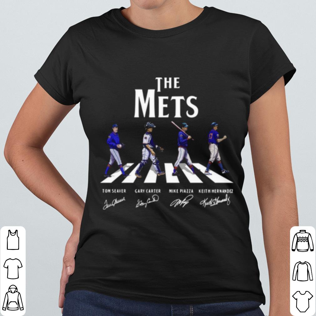Cool The New York Mets Abbey road 2021 signatures shirt