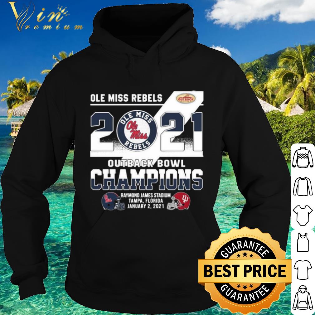Cool Ole Miss Rebels Football Outback Bowl Champions Raymond James Stadium shirt