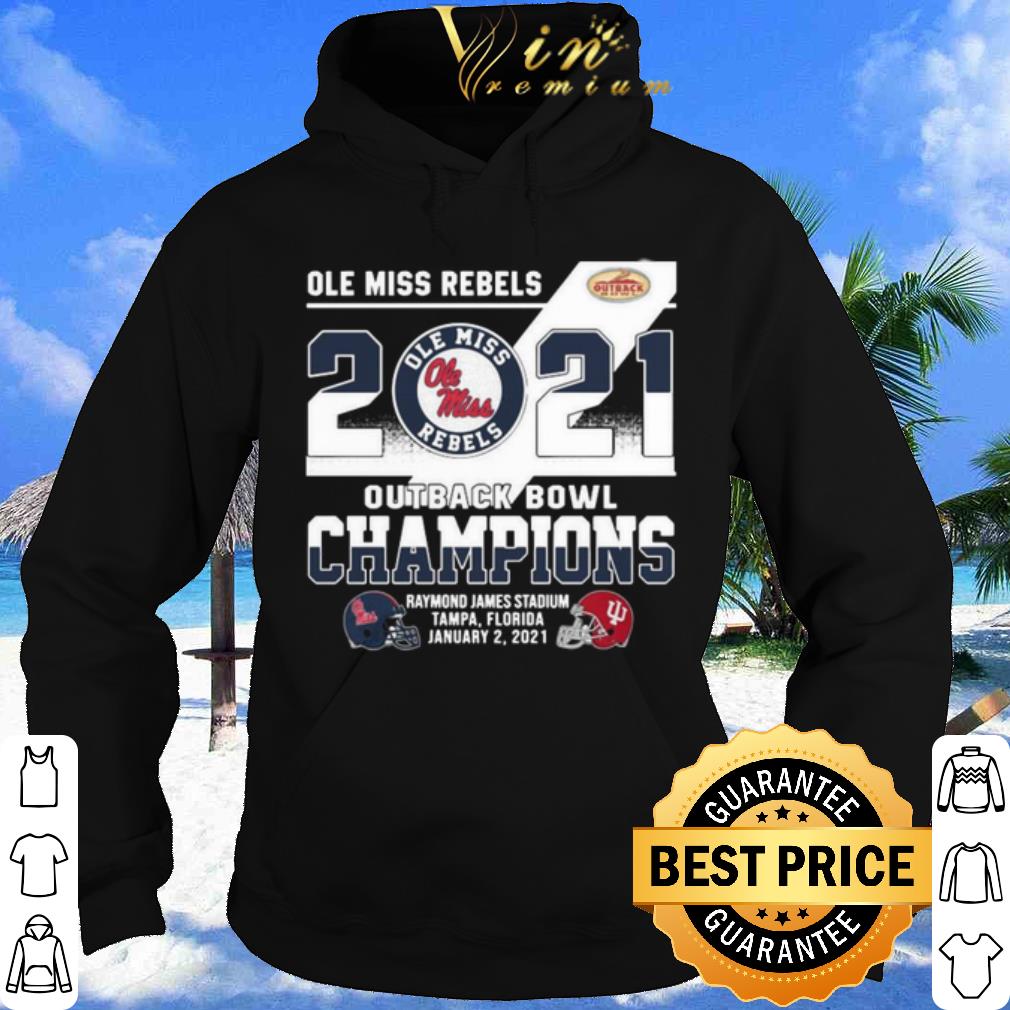 Ole Miss Rebels Football Outback Bowl Champions Raymond James Stadium shirt