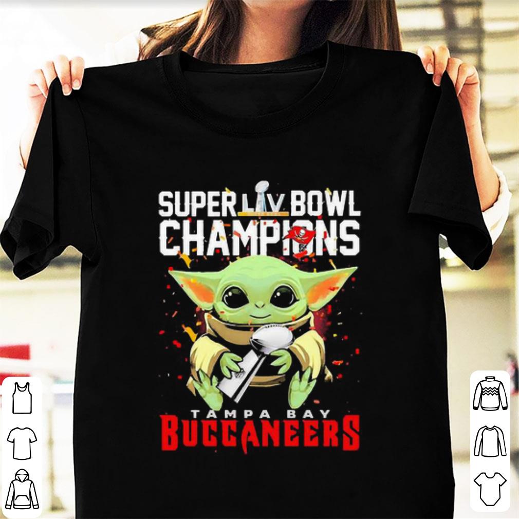 Baby Yoda Super LIV Bowl Champions Tampa Bay Buccaneers shirt Baby Yoda Super LIV Bowl Champions Tampa Bay Buccaneers shirt 1