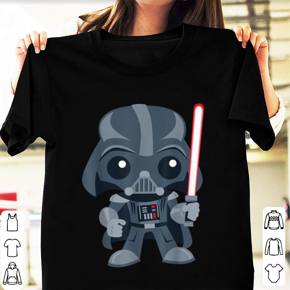Star Wars Darth Vader Cute Cartoon Shirt Hoodie Sweatshirt Longsleeve Tee