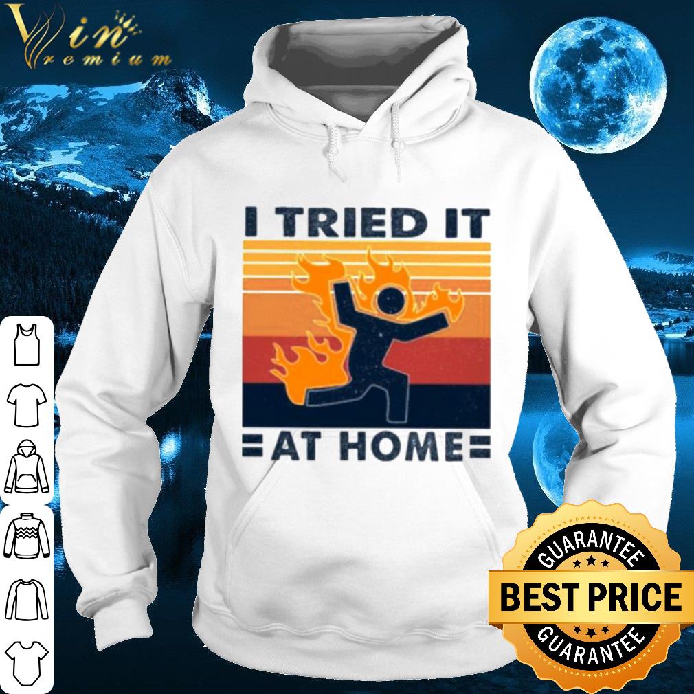 I tried it at home vintage shirt