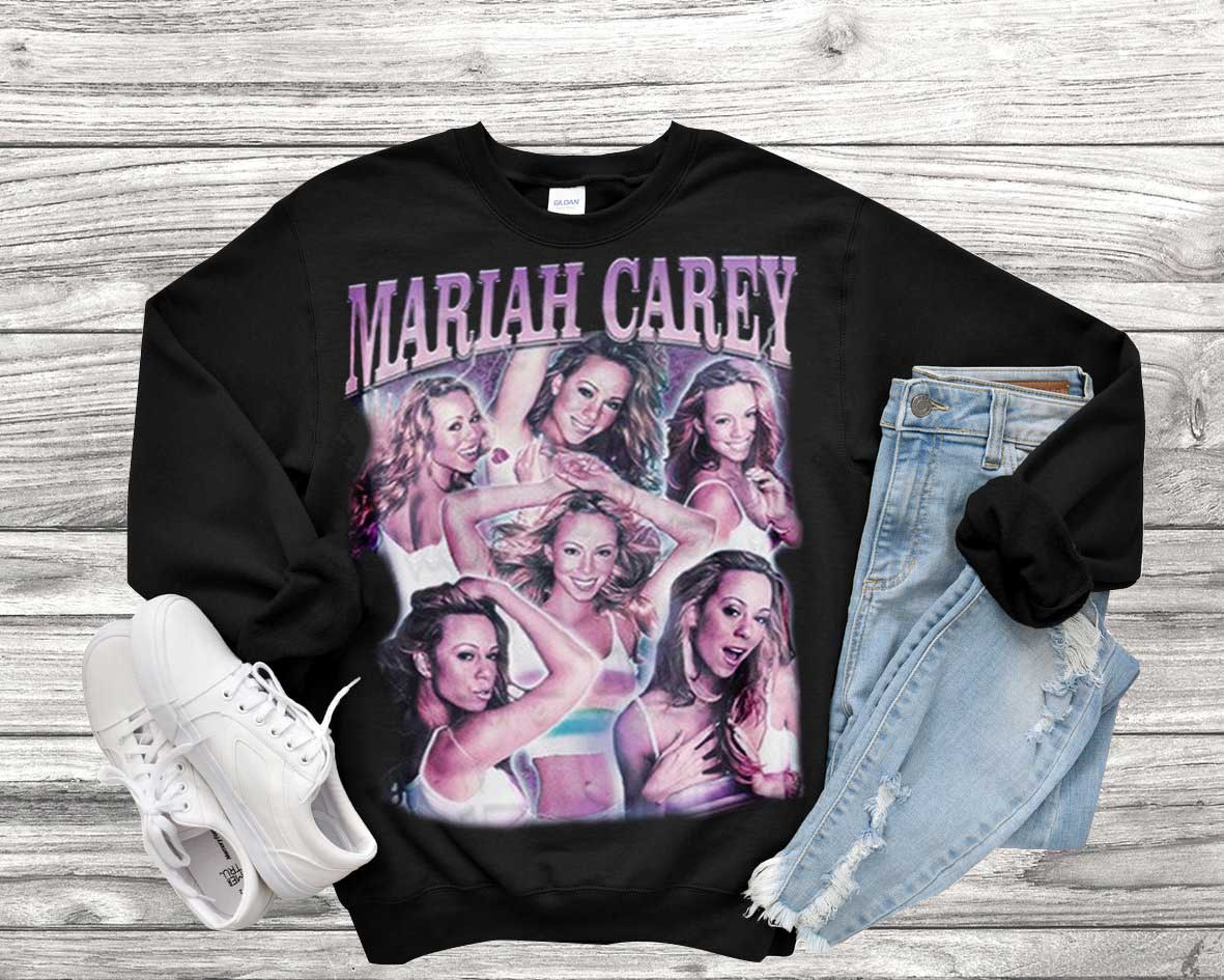 Mariah Carey Shirt, Mariah Carey Printed Graphic Tee, Mariah Carey Fan Shirt, Movies RAP Hip-hop T-shirt, Vintage