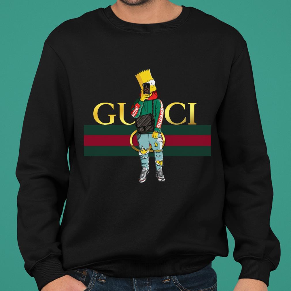 The Simpsons Bart Simpson Style Gucci Shirt 4 The Simpsons Bart Simpson Style Gucci Shirt