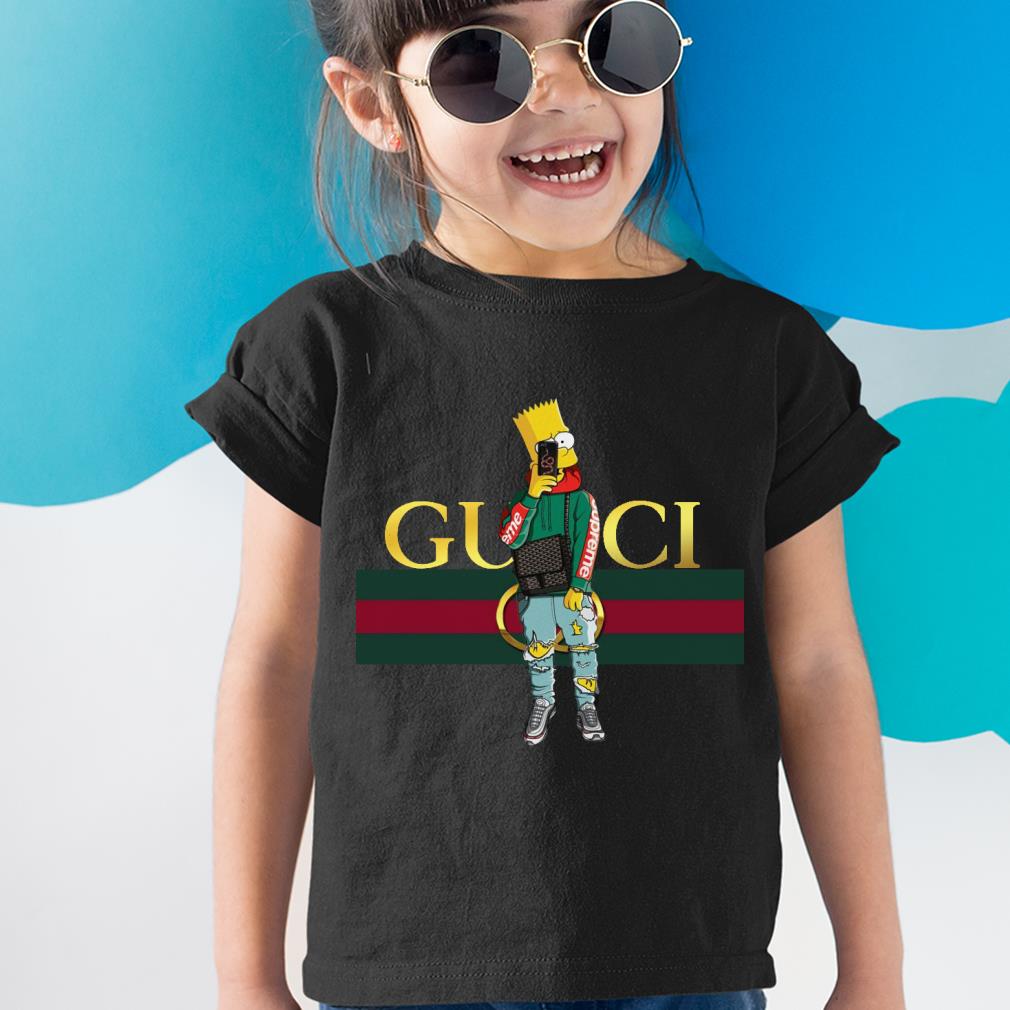 The Simpsons Bart Simpson Style Gucci Shirt The Simpsons Bart Simpson Style Gucci Shirt 3