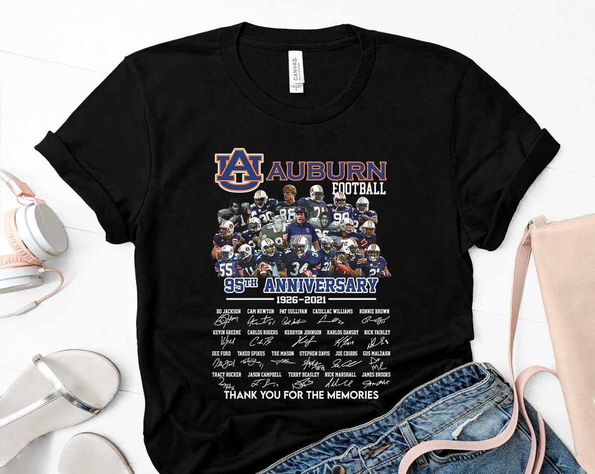 Auburn Football 95th Anniversary 1926-2021 Thank You For The Memories ...