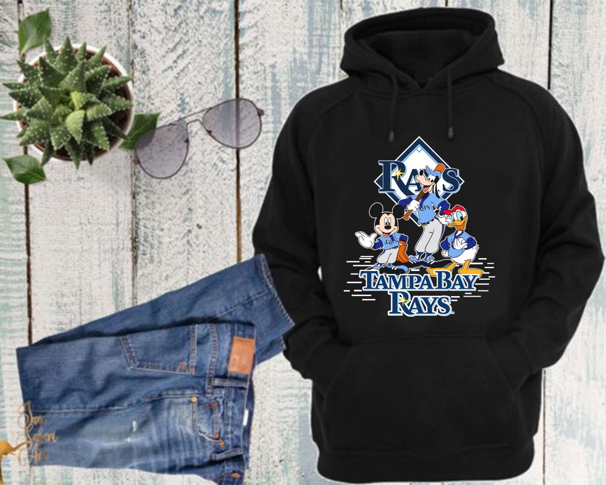 Disney Mickey Mouse Goofy Donald Duck Tampa Bay Rays Logo Shirt 4 Disney Mickey Mouse Goofy Donald Duck Tampa Bay Rays Logo Shirt