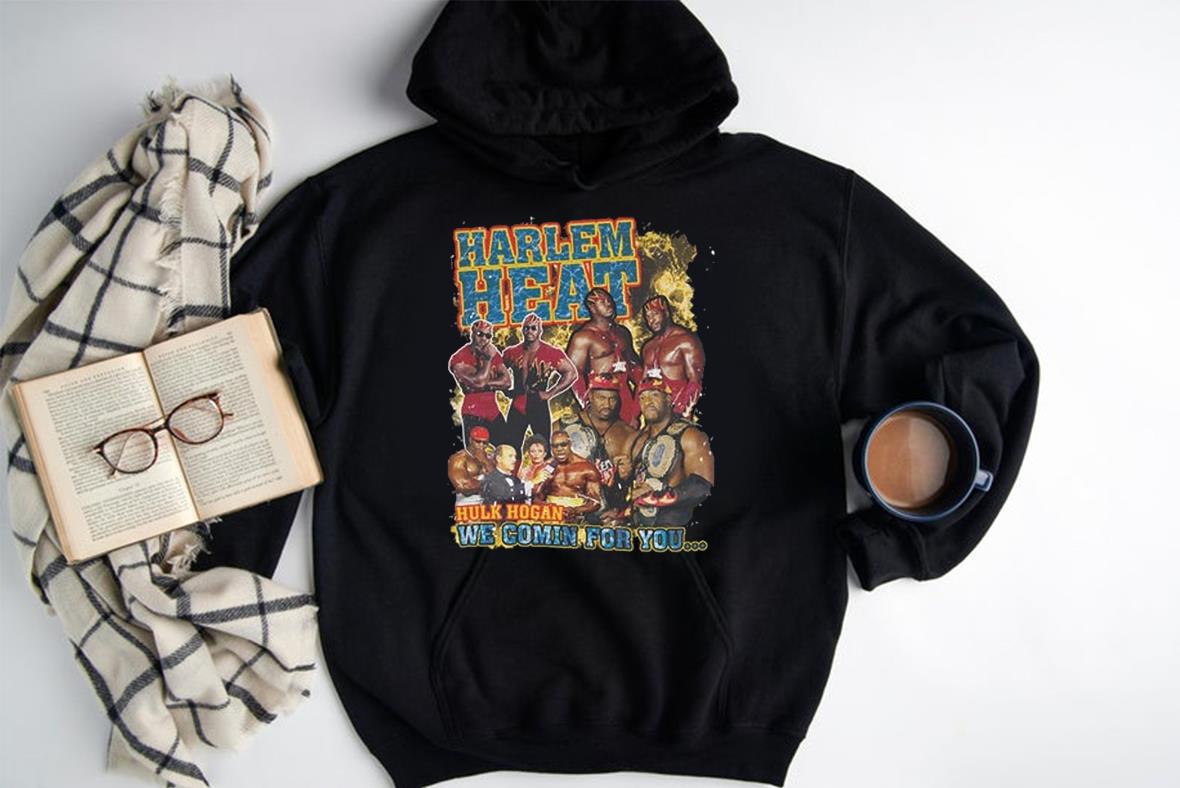 Harlem Heat Black Wrestling Vintage Style Tee; Mens tops, Harlem Heat Graphic tee Shirt Harlem Heat Black Wrestling Vintage Style Tee; Mens tops, Harlem Heat Graphic tee Shirt 3