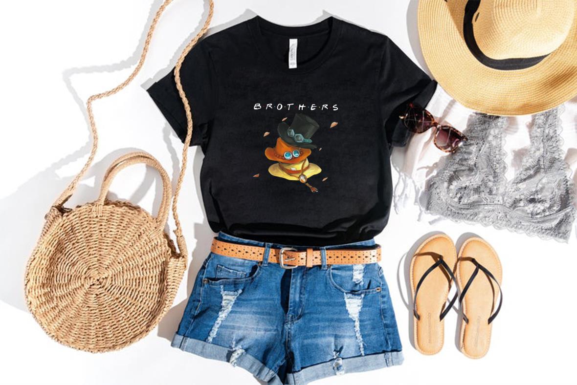 One Piece Straw hat Luffy Ace and Sabo Three Brothers Friends Shirt 4 One Piece Straw hat Luffy Ace and Sabo Three Brothers Friends Shirt