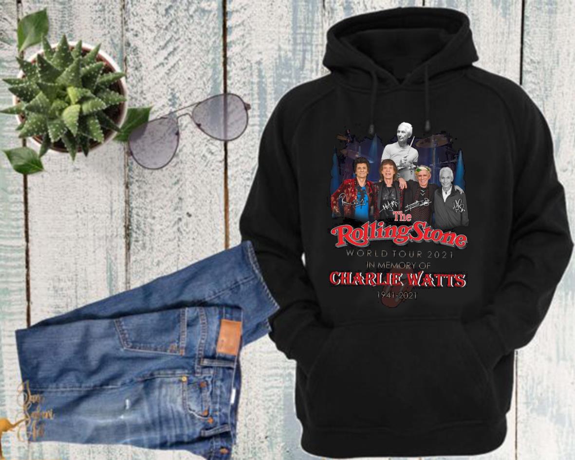 The Rolling Stones World Tour 2021 In Memory Of Charlie Watts 1941-2021 Signatures Shirt, The Rolling Stones Shirt The Rolling Stones World Tour 2021 In Memory Of Charlie Watts 1941-2021 Signatures Shirt, The Rolling Stones Shirt 4