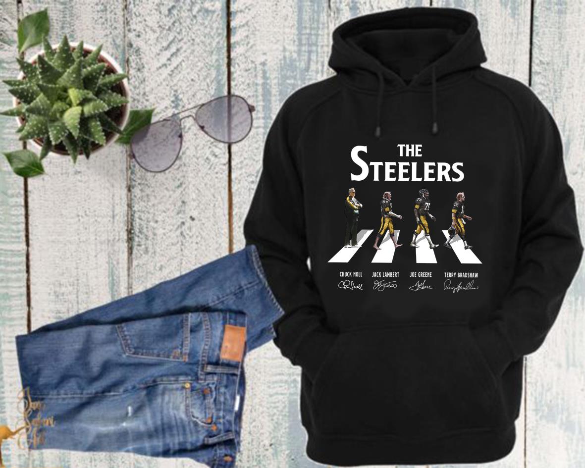 The Steelers Walking Shirt, The Steelers Abbey Road Shirt, The Steelers Abbey Road Signatures Shirt 4 The Steelers Walking Shirt, The Steelers Abbey Road Shirt, The Steelers Abbey Road Signatures Shirt