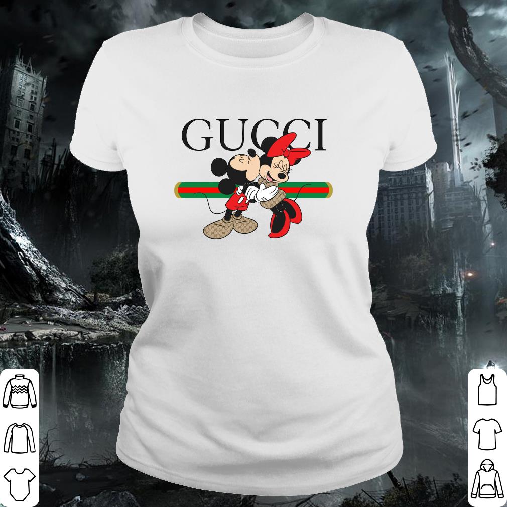 gucci mickey and minnie shirt