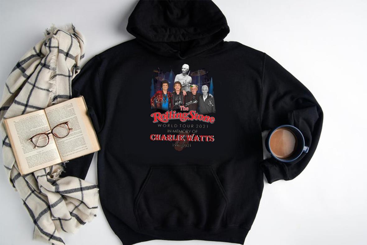 Vintage The Rolling Stones World Tour 2021 In Memory Of Charlie Watts 1941-2021 Signatures Shirt, Rolling Stones Charlie Watts Shirt Vintage The Rolling Stones World Tour 2021 In Memory Of Charlie Watts 1941-2021 Signatures Shirt, Rolling Stones Charlie Watts Shirt 3