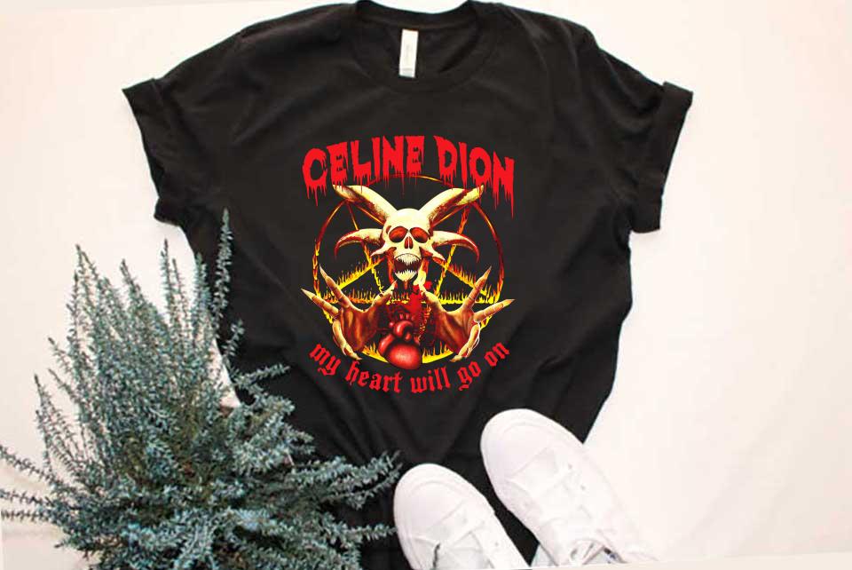 celine dion heart will go on shirt